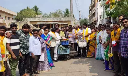 Rajamahendravaram: Good response to Praja Chaitanya Yatra: TDP