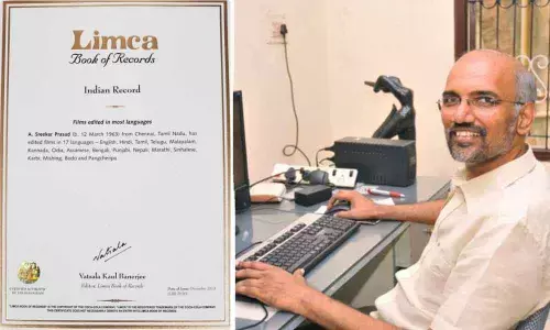 Film Editor Sreekar Prasad Bags A Limca Book Record