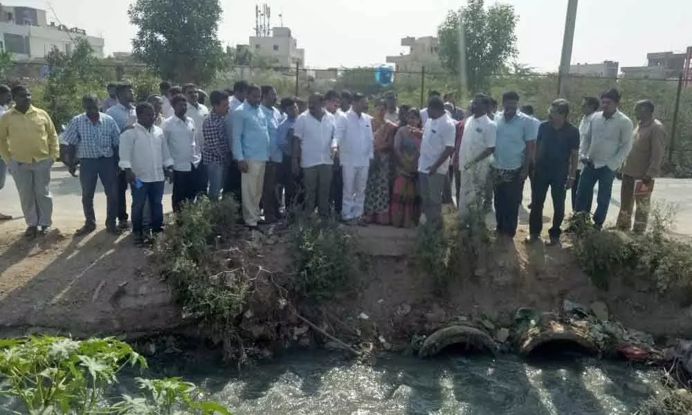 Hyderabad: Mayor Samala studies conditions in localities