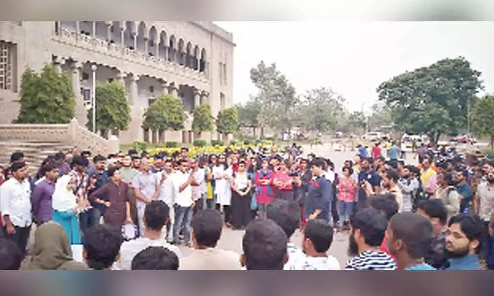 Hyderabad: Communal violence in Delhi sparks protests