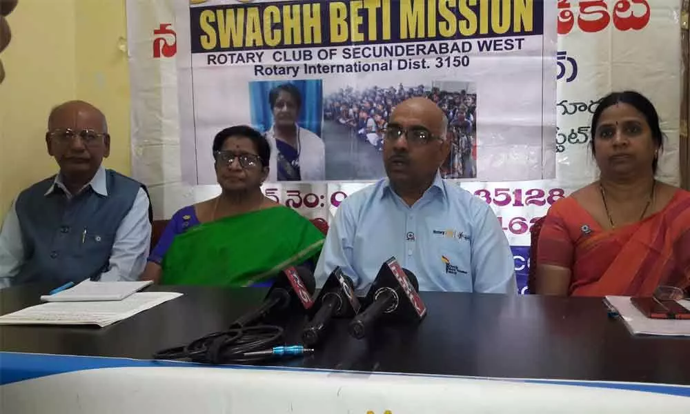 Hyderabad: Prominent gynecologist Dr Sarojini said girls sensitised on personal hygiene