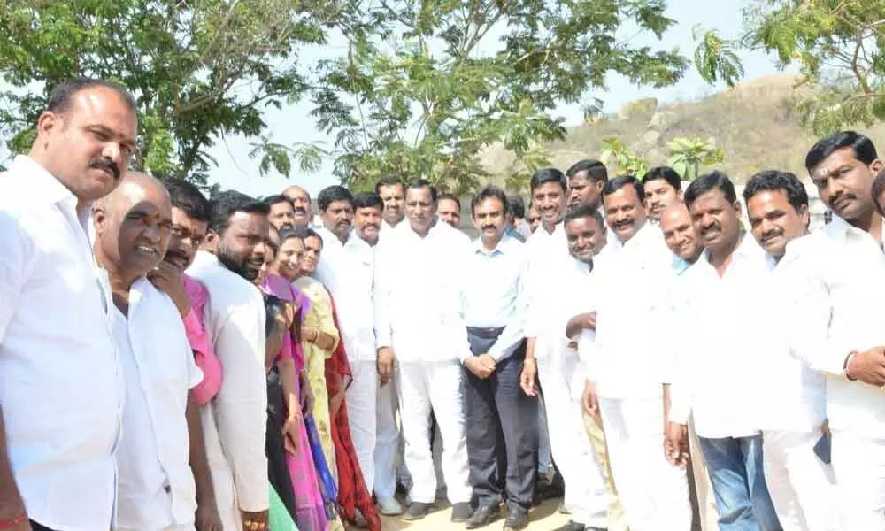 Telangana Labour Minister Chamakura Malla Reddy launches Several developmental works in Medchal