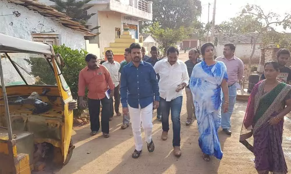 Vikarabad: MLA Methuku Anand takes out padayatra