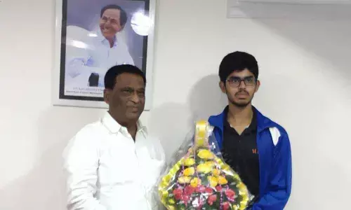 Hyderabad: Mohammed Khawaja Mudassir felicitated as best under-19 bowler