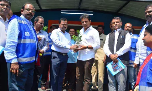 Hyderabad: KTR urges the need for people to conserve every drop of water