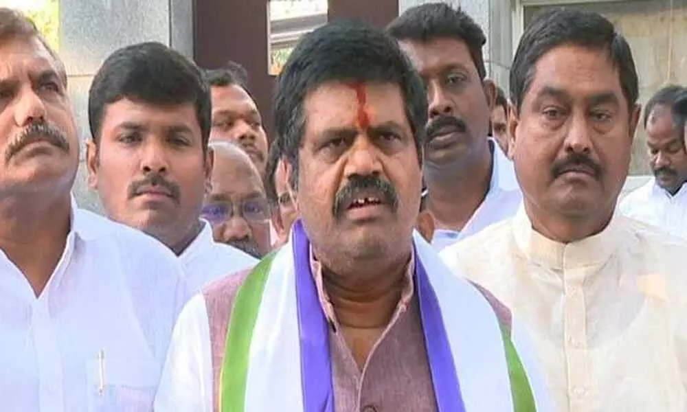 Avanti Srinivas fires at Chandrababu challenges to prove allegations levelled on him over attacks