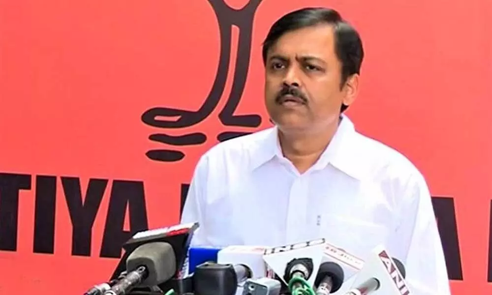 GVL Narasimha Rao responds to Visakhapatnam events, says it is not good to pelt stones at opposition leader