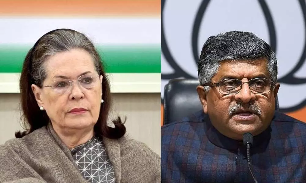 Please dont preach us rajdharma; your record is full of twists and turns: BJP to Sonia Gandhi