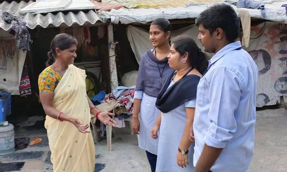 Vijayawada: NSS volunteers hold awareness camp