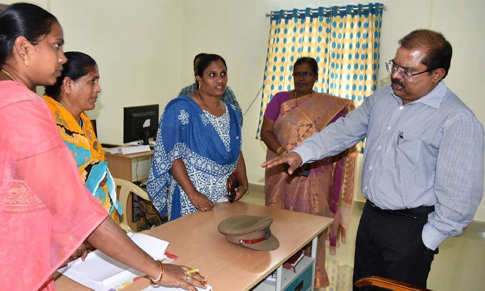 Vijayawada District Collector visits Disha centre