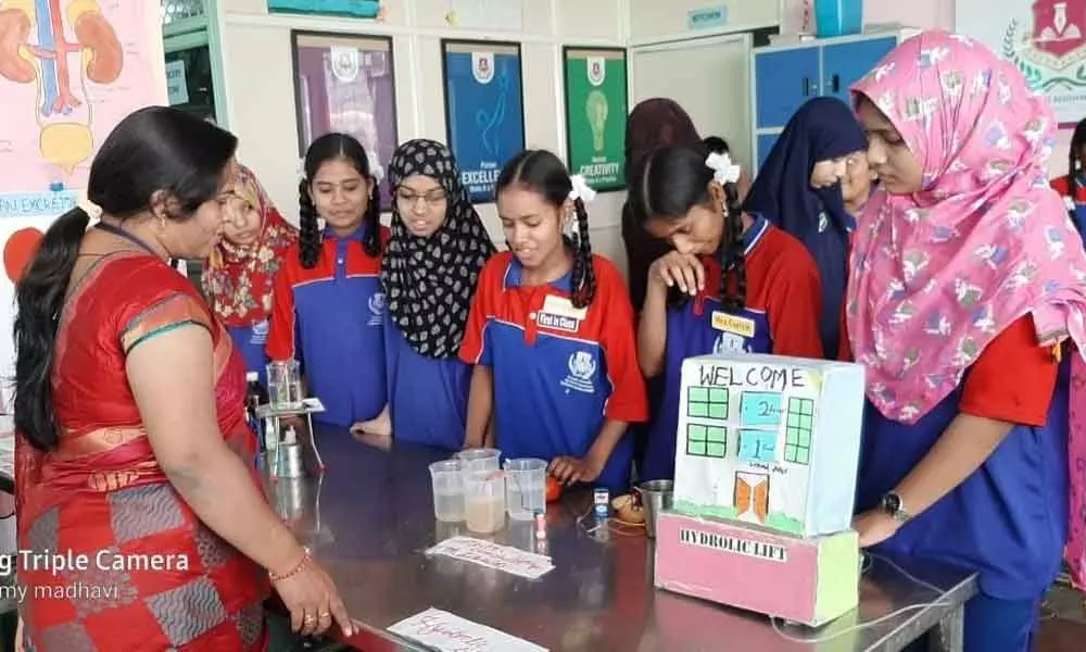 Hyderabad: Telangana Minority Residential School celebrates Science Day in Nagole