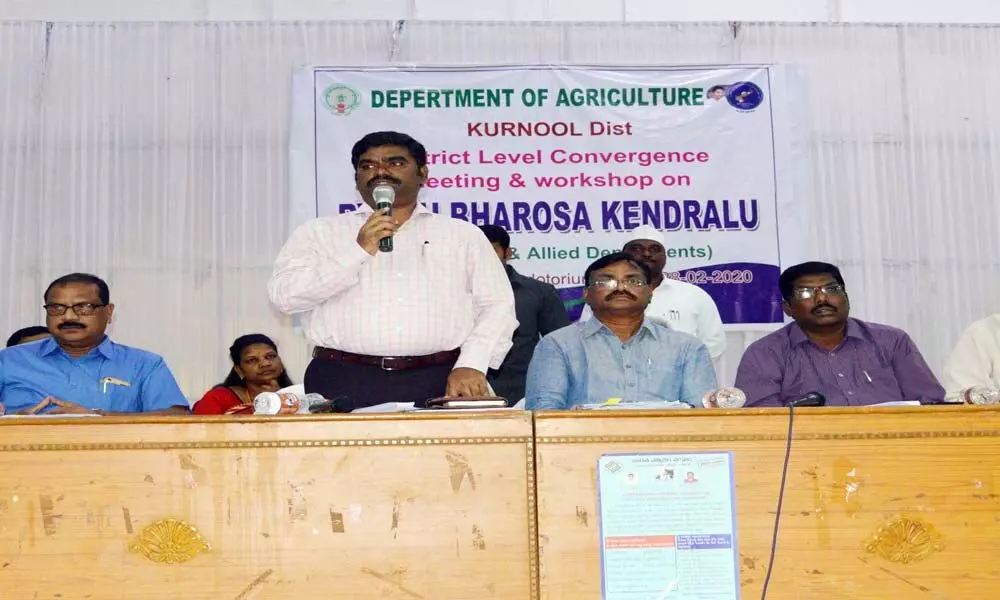 Kurnool: Officials asked to advise farmers to adopt natural farming