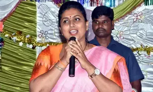 MLA Roja throws Green India challenge