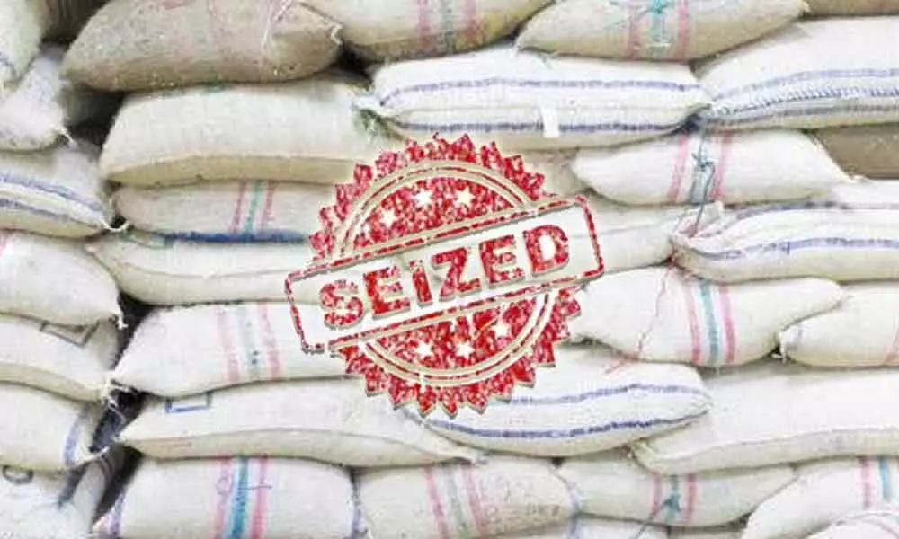 Nellore: RS 5.50 Crore worth PDS rice seized in Krishnapatnam port