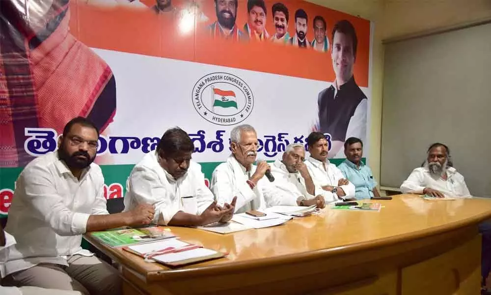 Hyderabad: Congress to raise pitch on farmers woes in Parliament and in Assembly