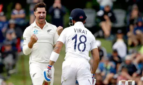 India vs New Zealand, 2nd Test Day 2: Batsmen waste Mohammed Shami-Jasprit Bumrahs brilliant show, India stare at another defeat