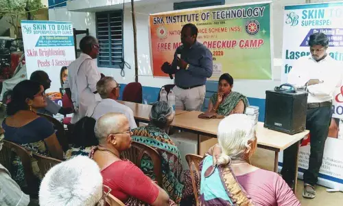 Vijayawada: SRKIT holds free medical camp on skin, bones