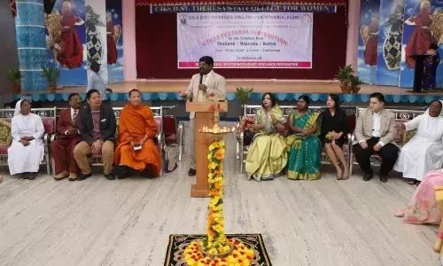 Cross cultural interaction at St Theresa held in Eluru