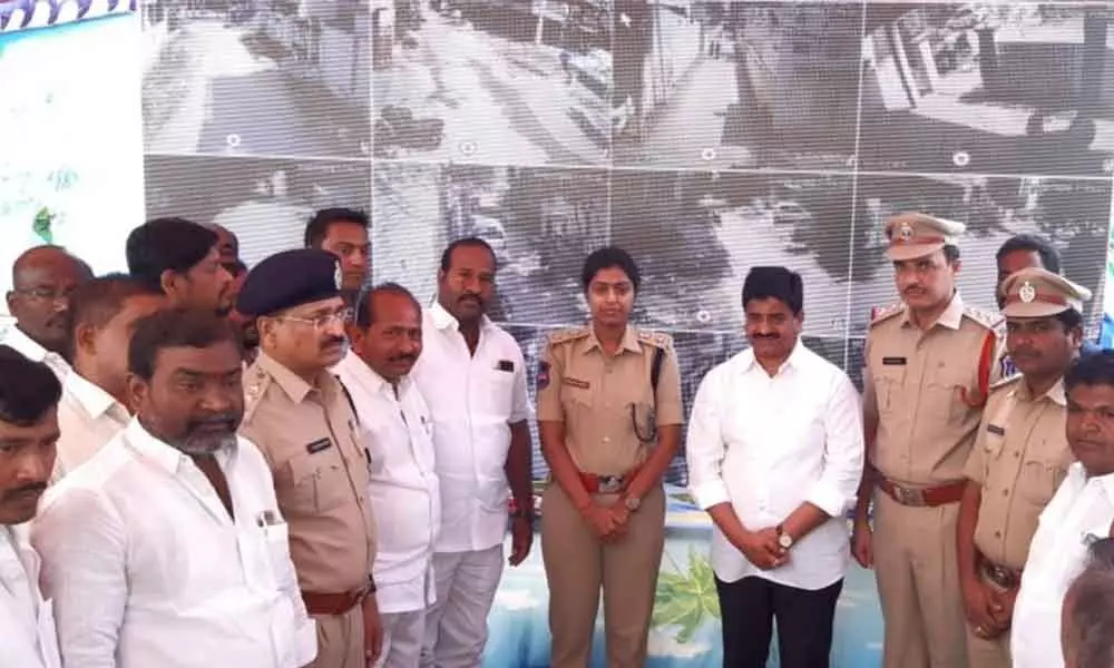 Hyderabad: DCP launches Rakshitha K Murthy CCTV cameras