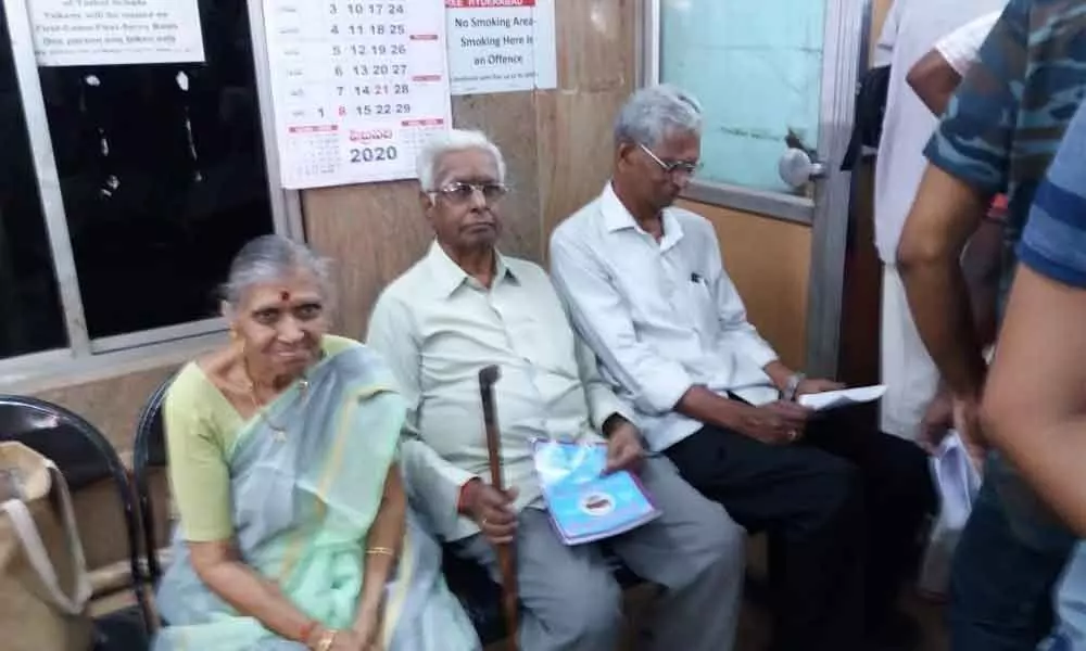 Hyderabad: Separate queues sought for senior citizens & women at AS Rao Nagar Railway Reservation Block