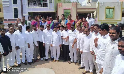 Hyderabad: Minister Malla Reddy lays stone for development works