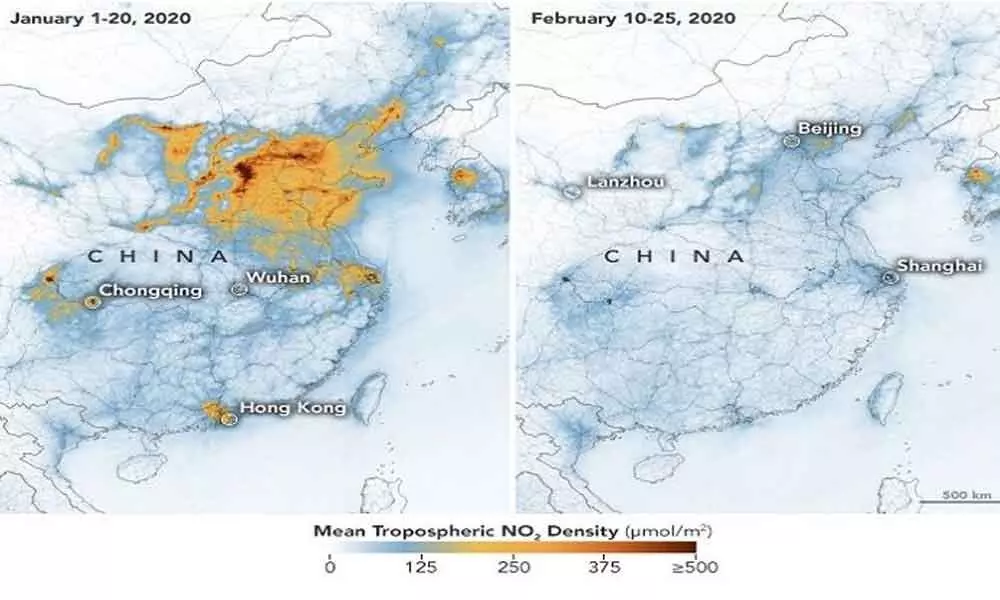 NASA shows Chinas air pollution after coronavirus lockdown