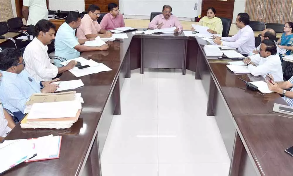 Vijayawada: District Collector Mohammad Imtiaz directed Officials to speed up land acquisition work