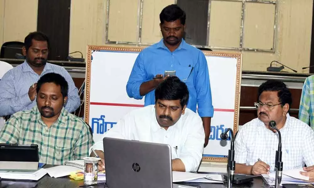 Eluru: District Collector R Muthyala Raju asked officers to Stay in allotted villages till March 7