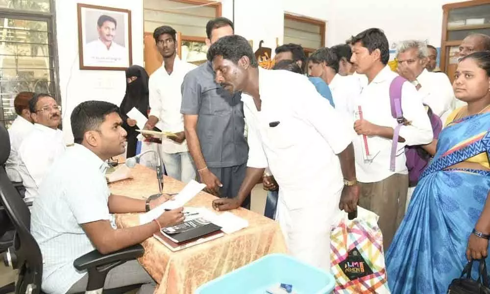 Chittoor: 339 petitions received during Spandana