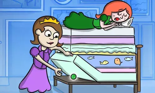 The princess and the peas