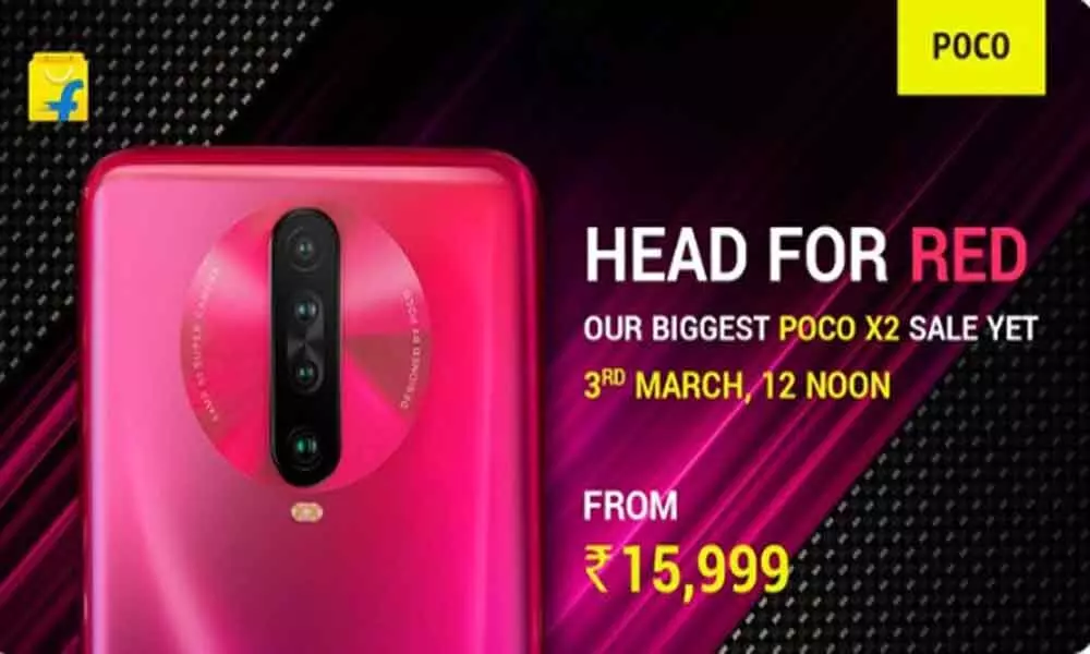 Poco to Host Head For Red Sale at 12.00 PM on Flipkart