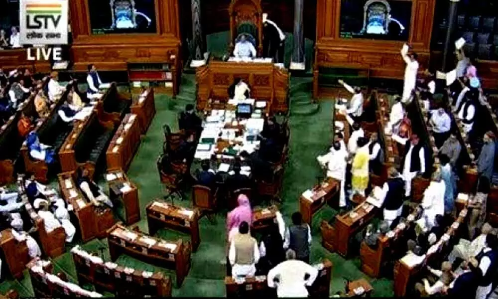 Lok Sabha adjourned for the day as opposition demands discussion on Delhi riots
