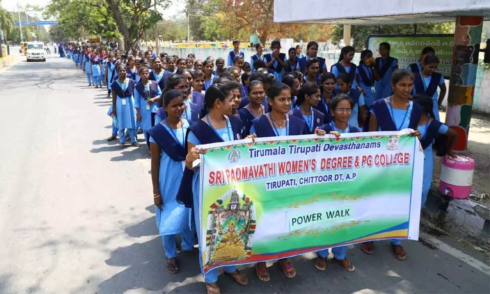 Tirupati: SV University organises Power Walk