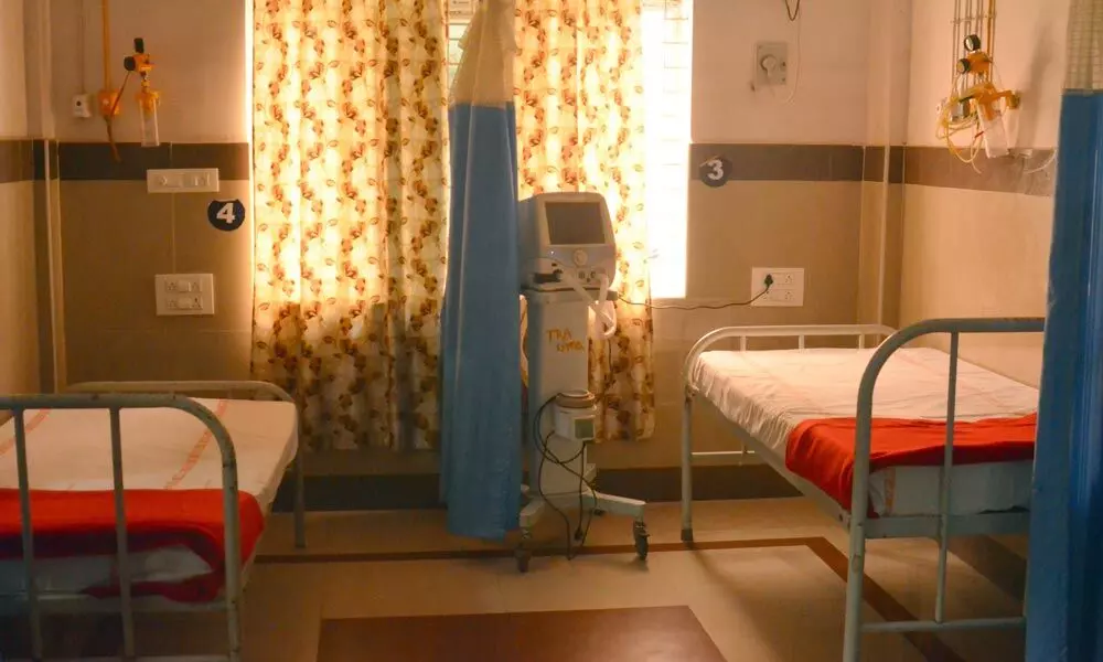 Vijayawada: Corona isolation wards set up at GGH Vijayawada: Corona isolation wards set up at GGH