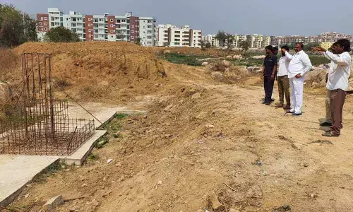 Hyderabad: MLA Arekapudi Gandhi inspected 12cr beautification works of Patel Cheruvu