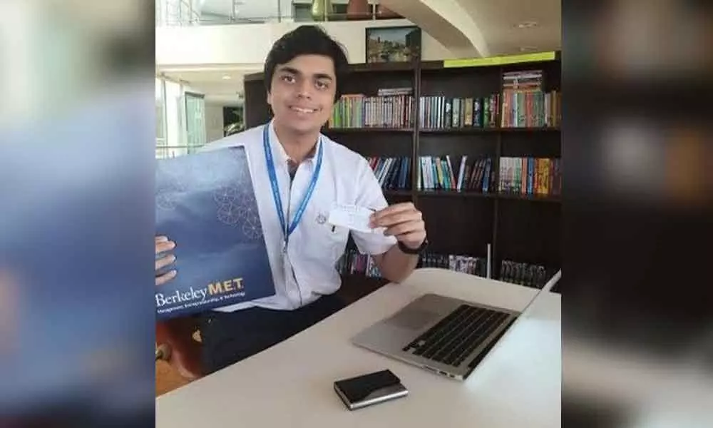 Hyderabad student, only Indian to get MET offer from US varsity