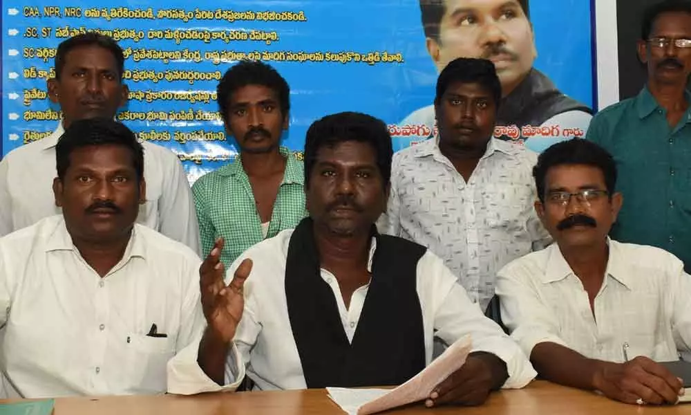 Ongole: Madiga groups plan Chalo Delhi in May