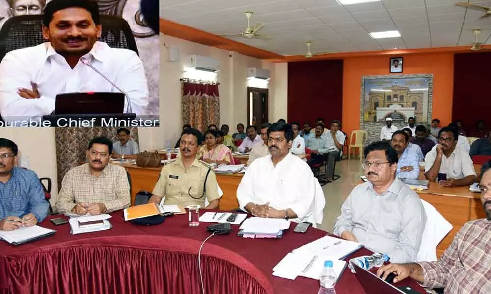 Eluru: CM YS Jagan Mohan Reddy has appreciated the efforts of Collector R Muthyala Raju for house site works