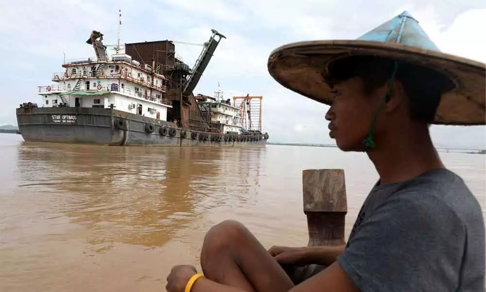 Myanmar farmers lose their land, all thanks to sand mining