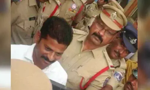 Hyderabad: Revanth arrested at RGIA on arrival from Delhi