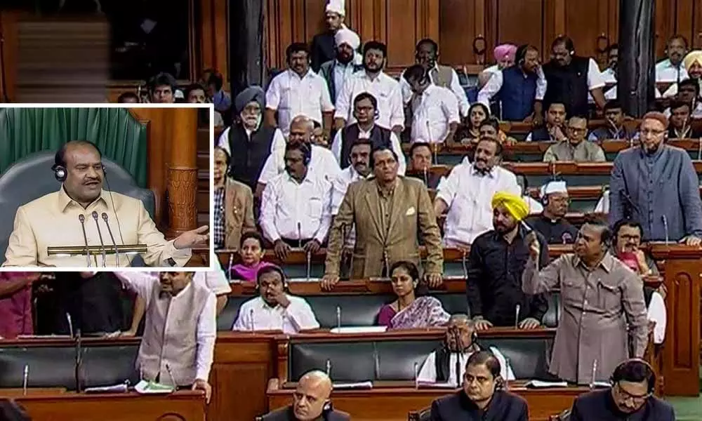 LS Speaker Suspends 7 Congress MPs For Gross Misconduct