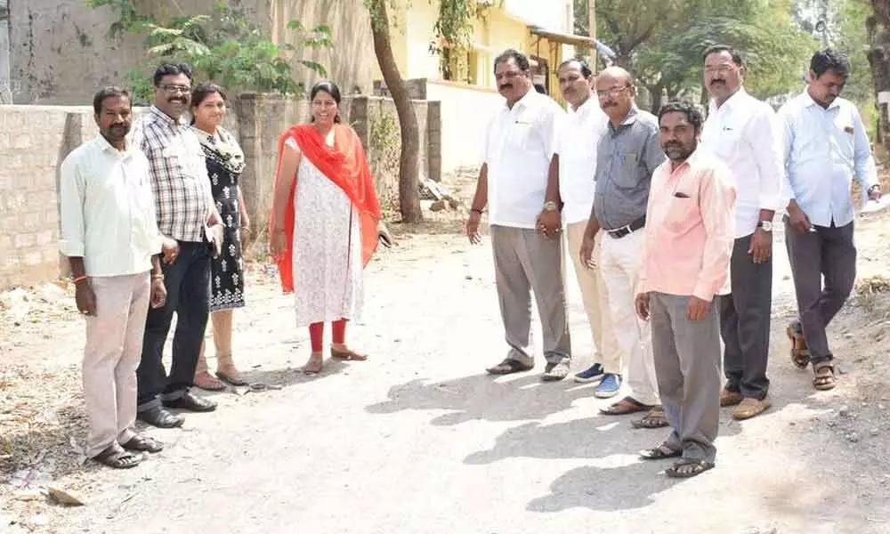 Hyderabad: Funds sanctioned for CC road works in Hastinapuram