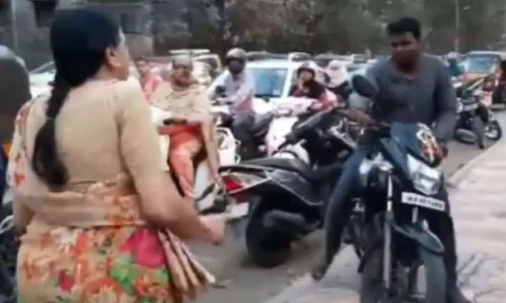 Anand Mahindra lauds lady who took on bikers riding on footpath