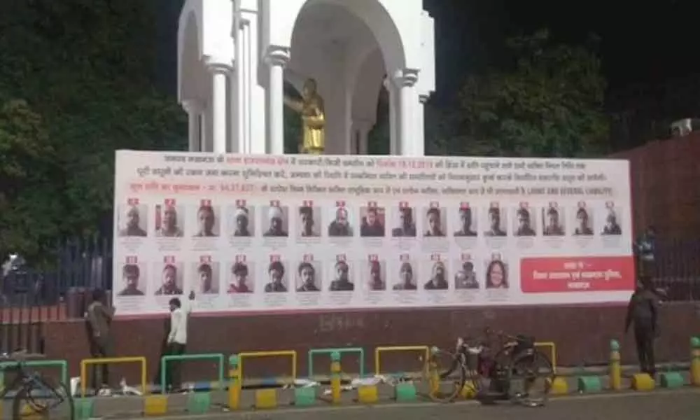 Yogi Government Puts Up Hoardings Of  CAA-Violence Accused In Lucknow