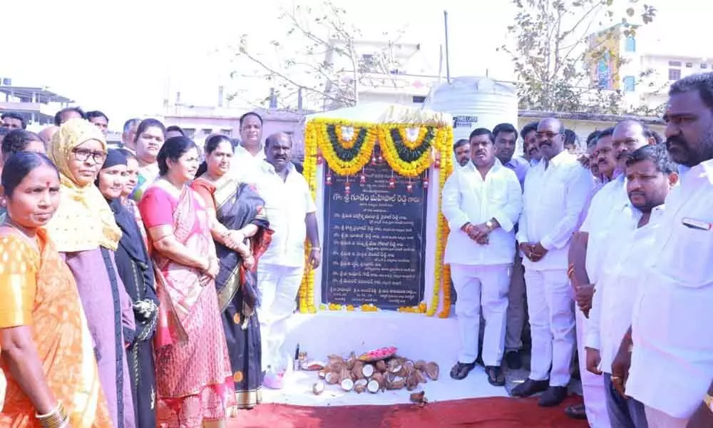 Hyderabad: MLA Gudem Mahipal Reddy launched 1.86 crore development works in Patancheru