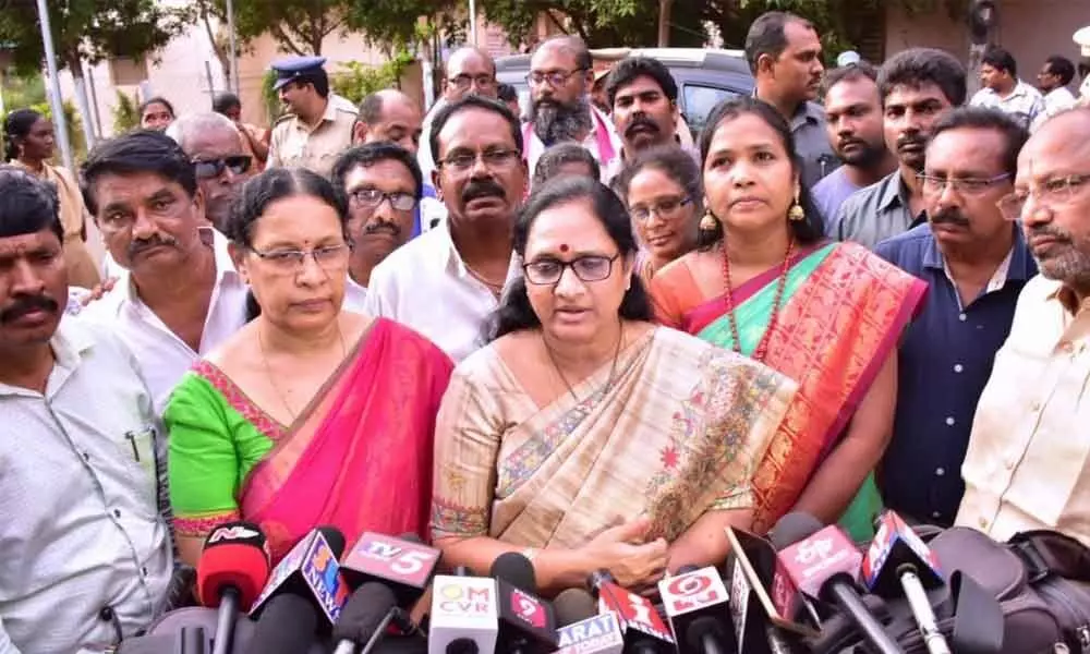 Kakinada: State Womens Commission chairperson Vasireddy Padma says Social media driving youth to commit sexual assaults