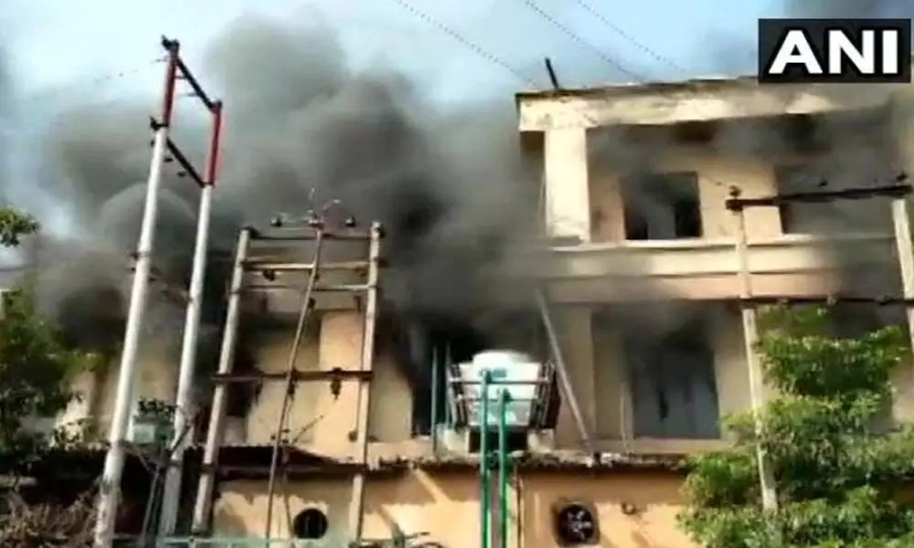 Fire breaks out in Noida plastic factory