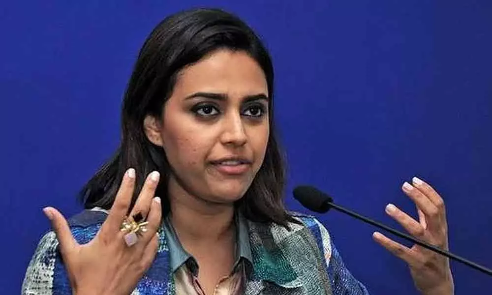 Making terror-accused MP is OK, asking questions is taboo: Swara Bhaskar
