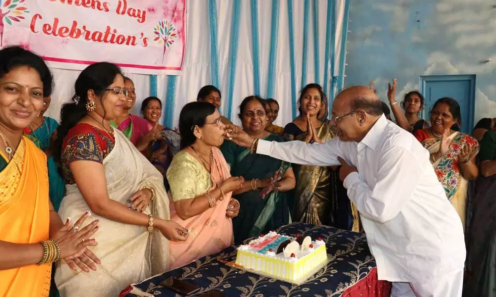Hyderabad: Womens Day fete at Vijaya High School