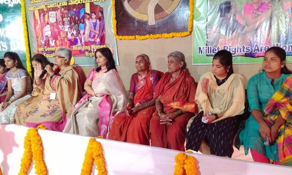 Zaheerabad: Deccan Development Society women celebrate Womens Day